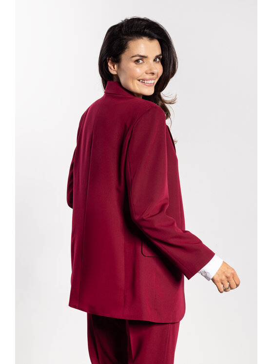 Awama Awama Giacca da abito A747 Bordeaux Basic Fit