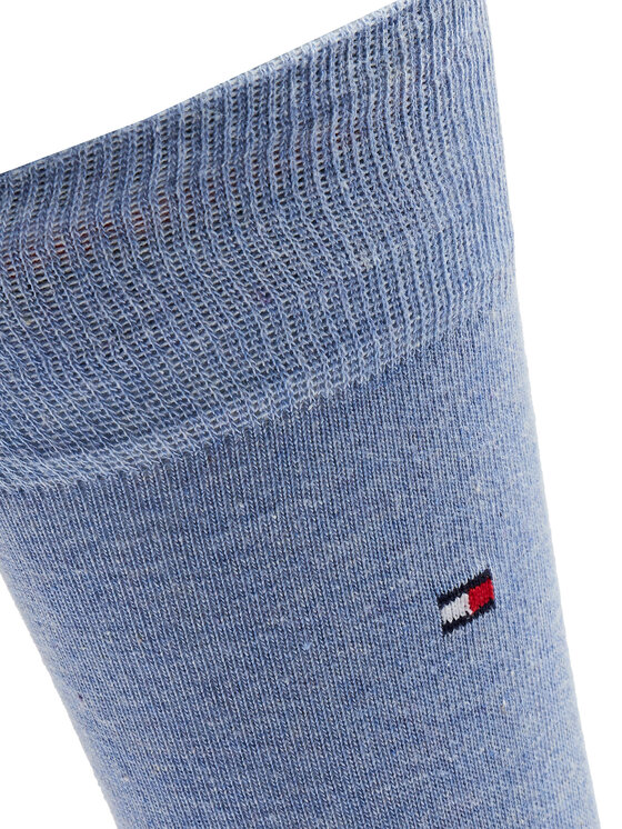 Tommy Hilfiger Tommy Hilfiger Dlouhé ponožky 371111134 Modrá
