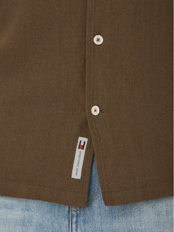 Tommy Jeans Tommy Jeans Marškiniai DM0DM23058 Ruda Regular Fit