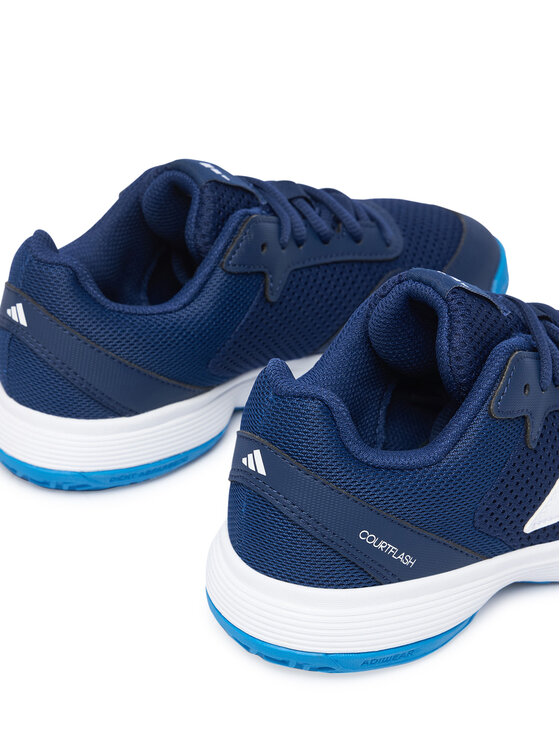 adidas adidas Tenisové topánky Courtflash Tennis Shoes Kids KK3857 Tmavomodrá