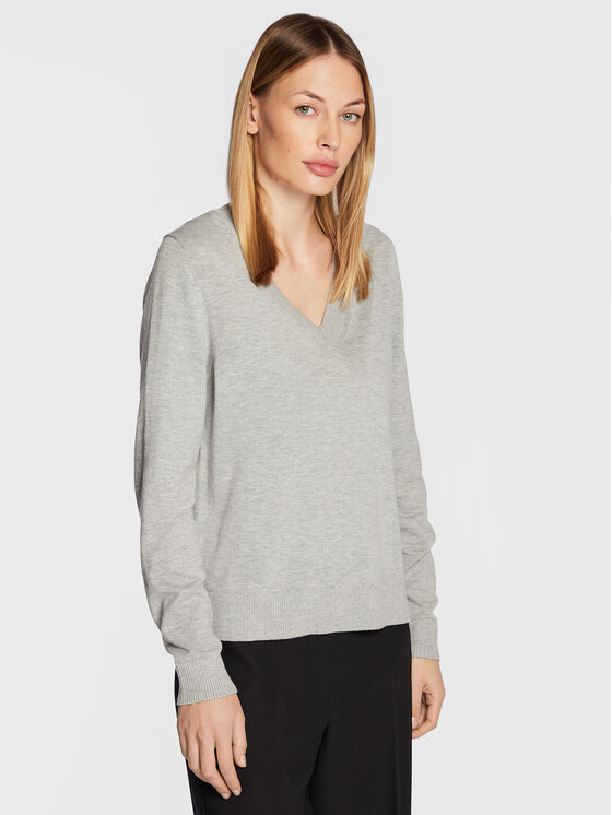 s.Oliver Pulover 2118888 Gri Regular Fit