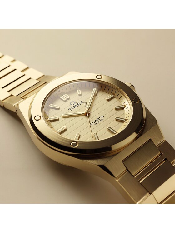 Timex Timex Zegarek TW2Y82000 Złoty
