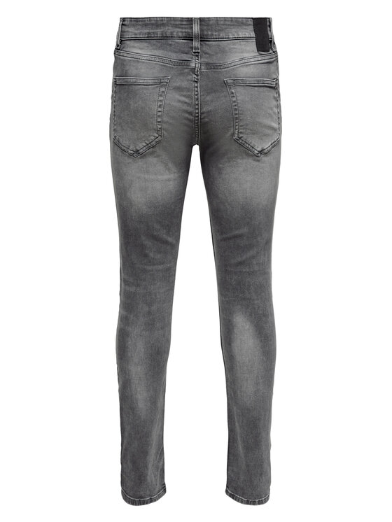 Only & Sons Only & Sons Jeansy Loom 22017103 Szary Slim Fit
