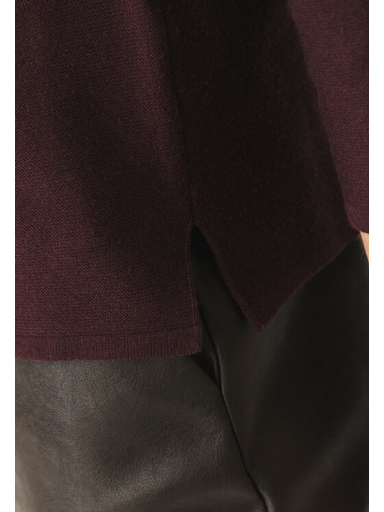 TATUUM TATUUM Sweter ADELLE Fioletowy Classic Fit
