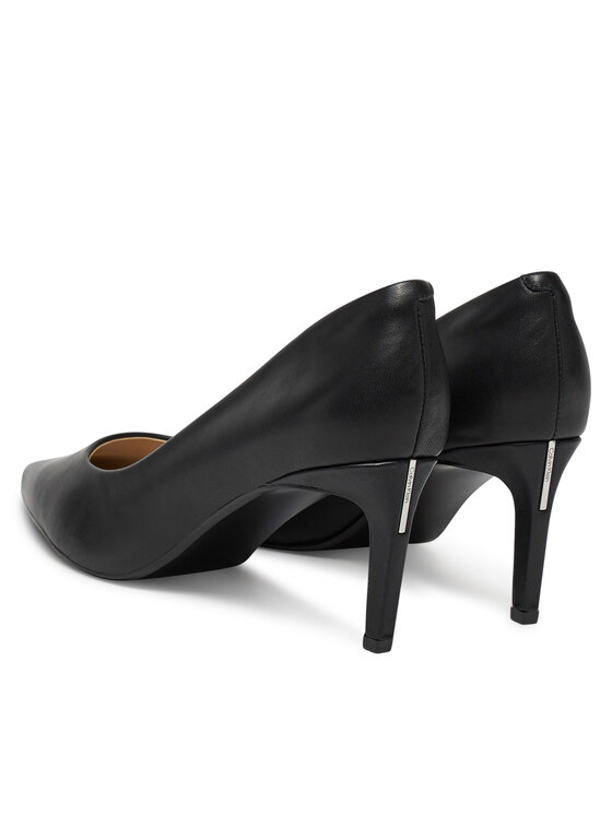 Calvin Klein Calvin Klein Szpilki Pump 70 Pointy Hw Bar Lth HW0HW02561 Czarny