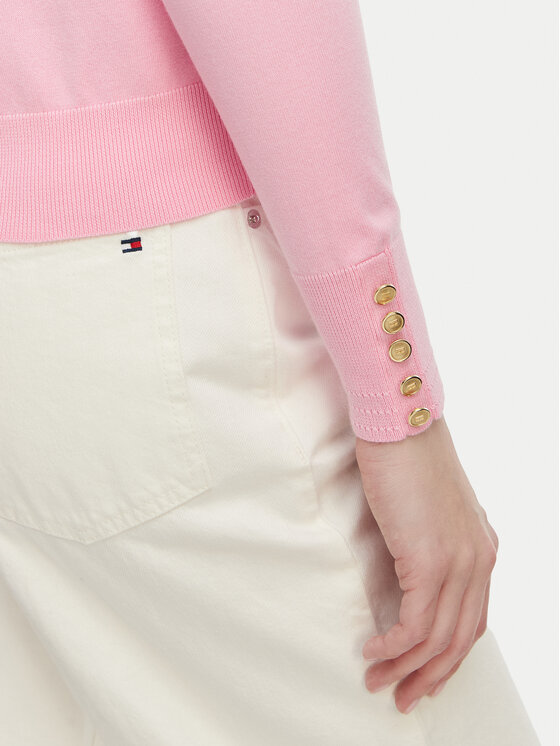 Tommy Hilfiger Tommy Hilfiger Džemperis WW0WW40099 Gaiši rozā Regular Fit
