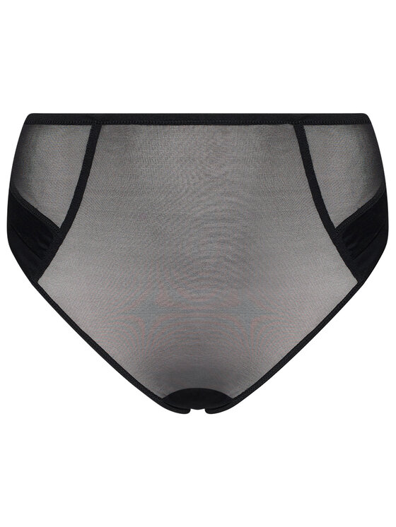 Chantal Thomass Chantal Thomass Mutande classiche a vita alta Encen's Moi T00440 Nero