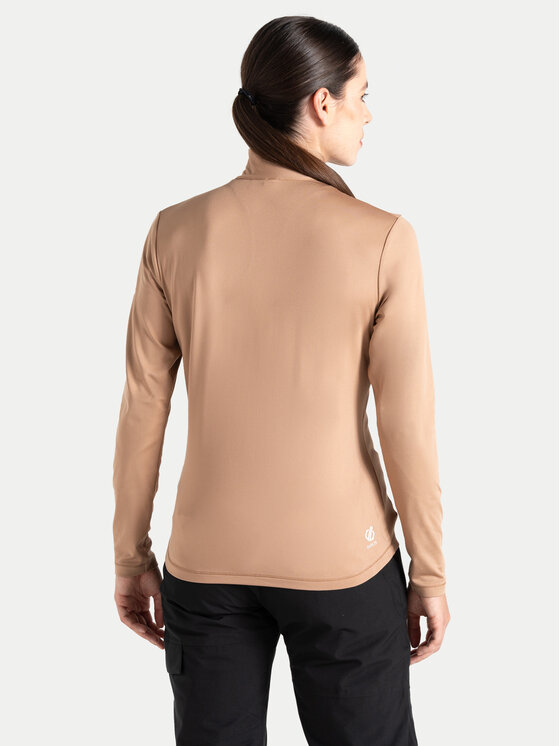 Dare2B Dare2B Tehnička majica dugih rukava Lowline II DWL452 Bež Slim Fit
