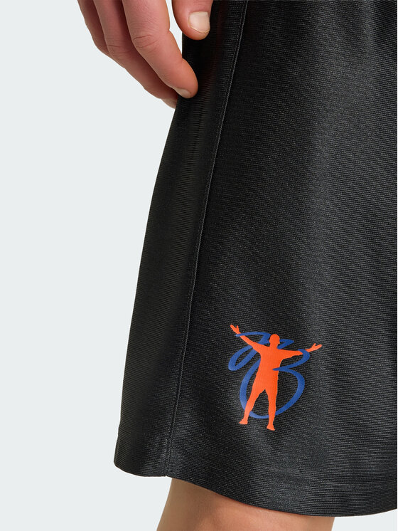 adidas adidas Szorty sportowe 161956 Czarny Loose Fit