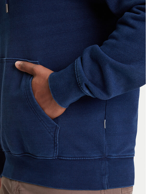 Guess Jeans Guess Jeans Džemperis ar kapuci M5YQ27 KCXQ1 Tumši zils Regular Fit