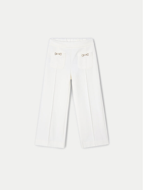Mayoral Mayoral Pantaloni di tessuto 3552 Écru Regular Fit