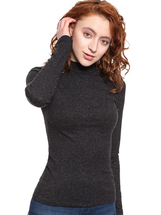 Lee Lee Maglione FUNNEL NECK LS Grigio Slim Fit