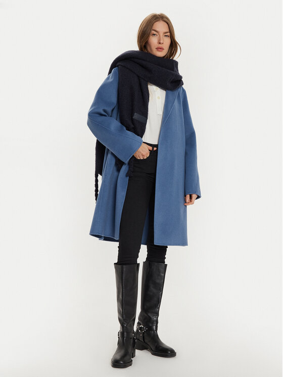 Tommy Hilfiger Tommy Hilfiger Cappotto di lana WW0WW43603 Blu Regular Fit