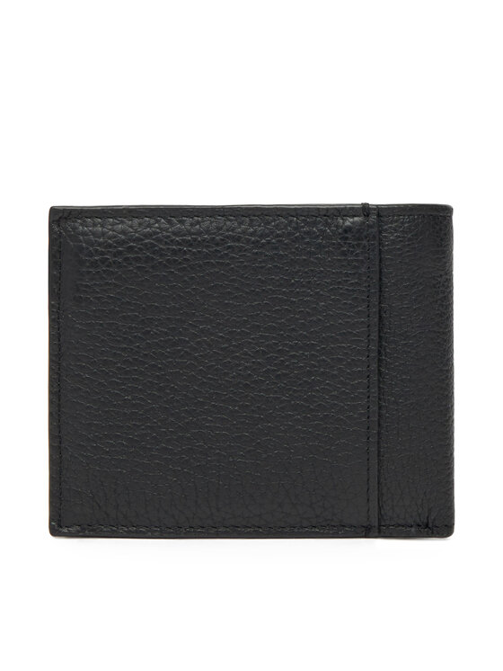 Calvin Klein Calvin Klein Μεγάλο Πορτοφόλι Ανδρικό Ck Leather Billfold W Zip Coin LV04D1028G Μαύρο