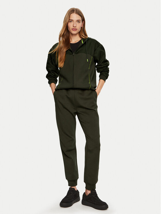 Champion Champion Spodnji del trenirke 117477 Zelena Slim Fit