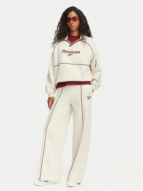 Reebok Reebok Долнище анцуг Oliwia RK25683CCW Бежов Regular Fit