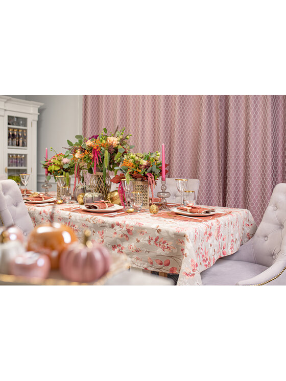 Roseberry Home Roseberry Home Obrus Wild Rose Beżowy