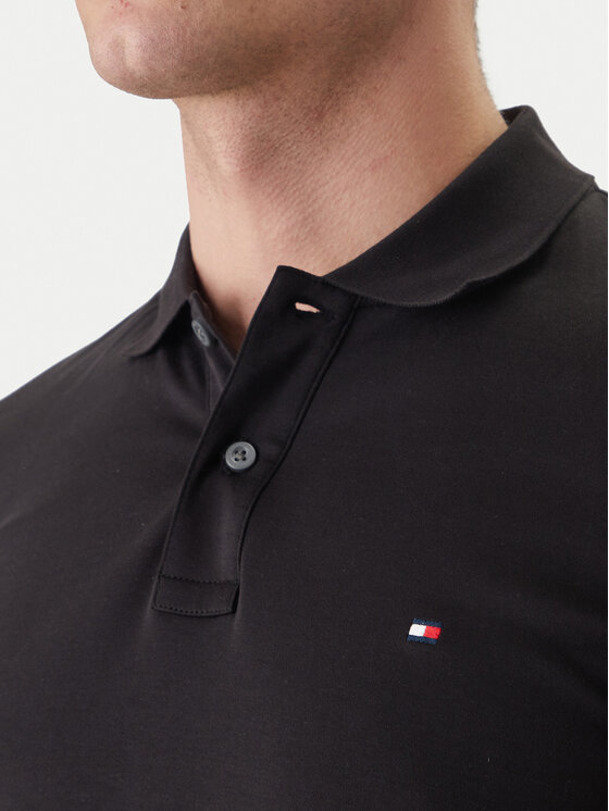 Tommy Hilfiger Tommy Hilfiger Polo majica MW0MW42743 Črna Slim Fit