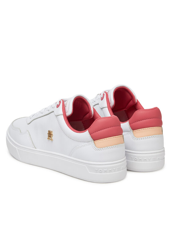 Tommy Hilfiger Tommy Hilfiger Sneakers Essential Elevated Court Sneaker FW0FW08680 Alb