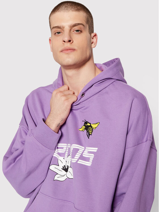 2005 2005 Суитшърт Unisex Garden Виолетов Relaxed Fit