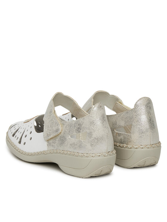 Rieker Rieker Halbschuhe 41368-80 Weiß