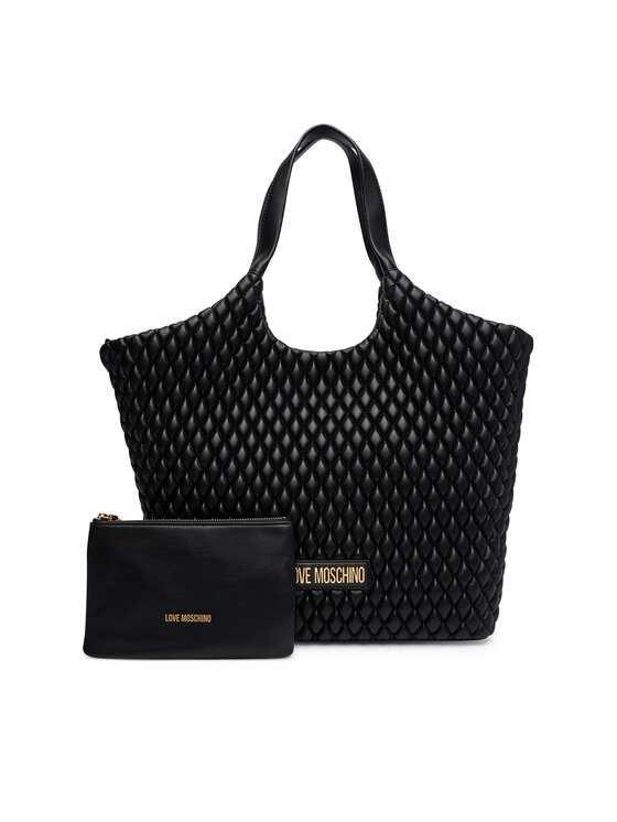 LOVE MOSCHINO LOVE MOSCHINO Дамска чанта JC4292PP0PK1200A Черен