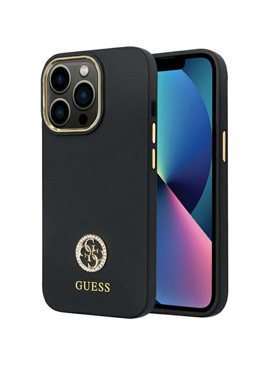 Etui na telefon Guess, Czarne, iPhone 13 Pro