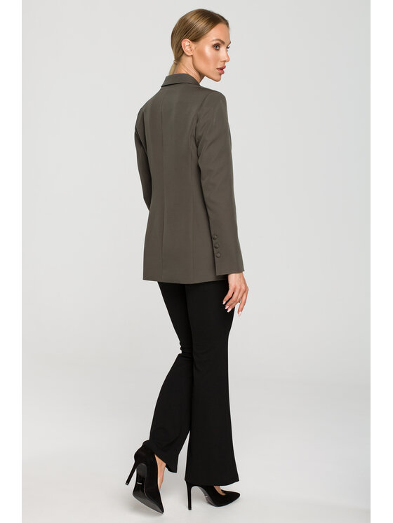 Made of Emotion Made of Emotion Marynarka M701 Zielony Casual Fit