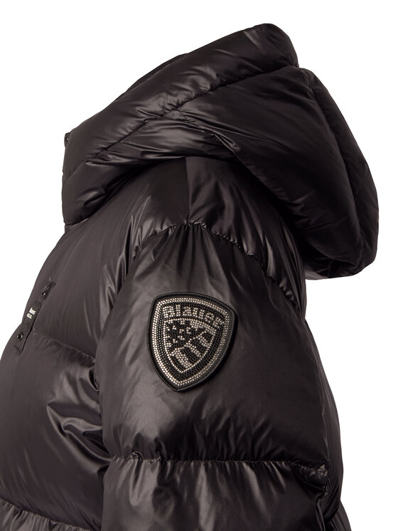 Blauer Blauer Vatovaná bunda 25WBLDK03161 Černá Regular Fit