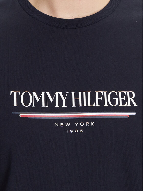 Tommy Hilfiger Tommy Hilfiger T-Shirt Brand Love MW0MW40324 Tmavomodrá Regular Fit