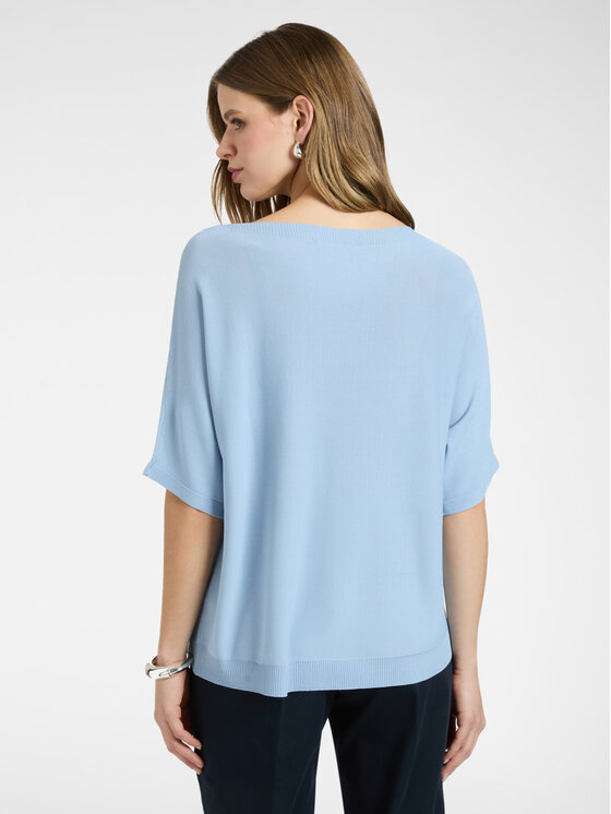Elena Mirò Elena Mirò Sweter M596Z000737N004 Turkusowy Regular Fit