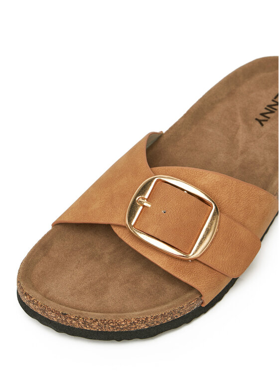 JENNY JENNY Παντόφλες LB-P1598-YLD Καφέ