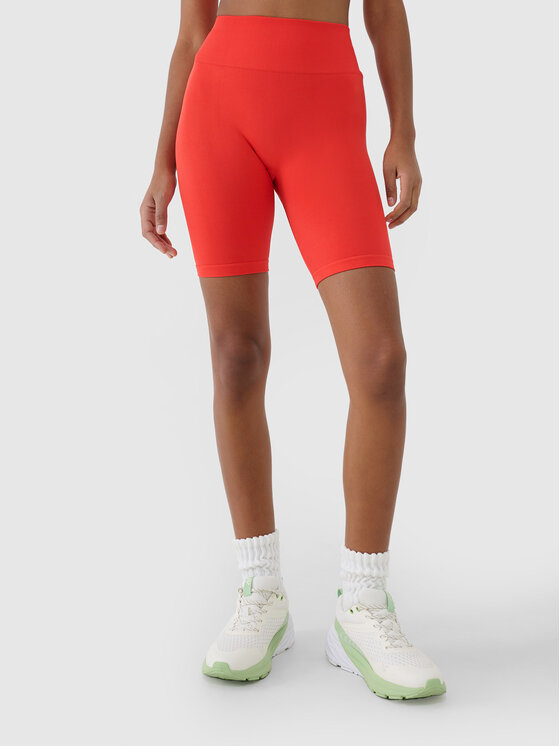4F 4F Szorty sportowe MULTI ACTIVE Czerwony Slim Fit