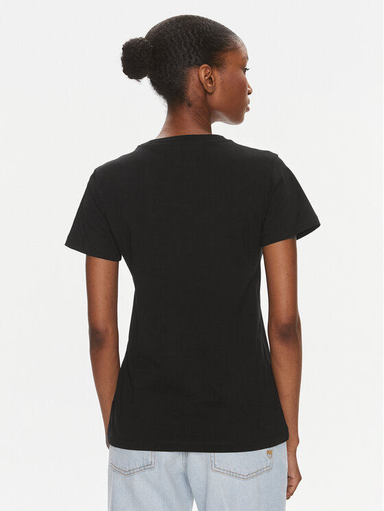 PINKO Pinko T-Shirt Start 101752 A1NW Μαύρο Regular Fit