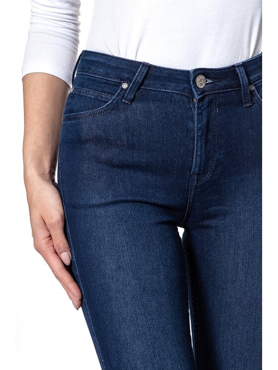 Lee Lee Jeansy SCARLETT HIGH Niebieski Skinny Fit