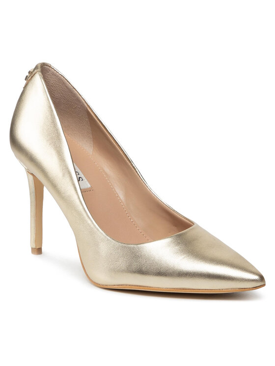 Guess Guess Pantofi cu toc subțire FL5PIE LEM08 Auriu