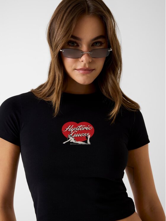 Guess Jeans Guess Jeans T-Shirt 182505 Czarny Classic Fit