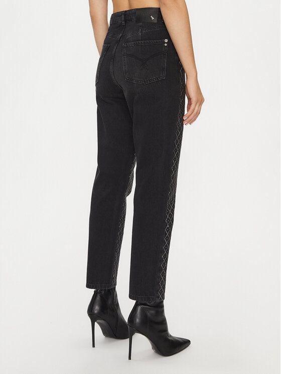 Patrizia Pepe Patrizia Pepe Jeansy 2P1552/D014-K449 Černá Relaxed Fit