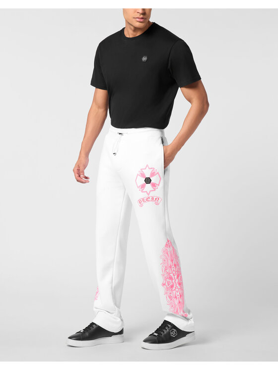 PHILIPP PLEIN PHILIPP PLEIN Spodnie dresowe 25983 Różowy Jogger Fit