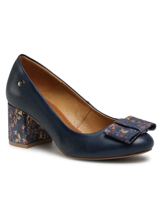 Scarpe basse 3356A-19/00-1 Blu scuro