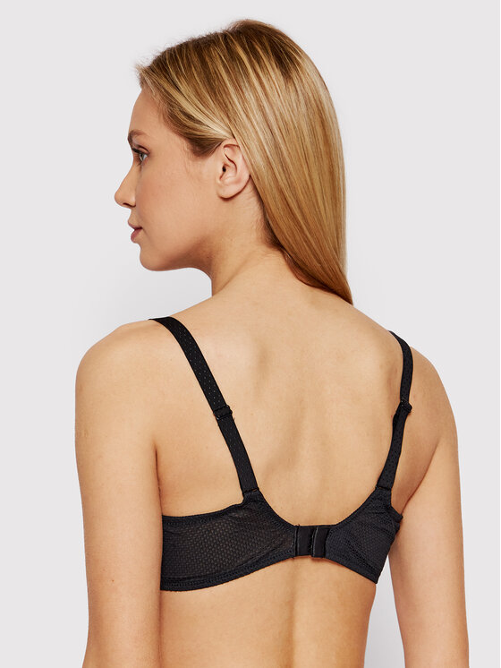 Chantelle Chantelle Pusiau dengta (balcony bra) liemenėlė Fleurs C12M50 Juoda