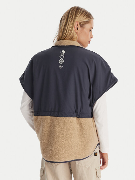 Quiksilver Quiksilver Brezrokavnik Tepoh Vest EQWPF03004 Mornarsko modra Regular Fit