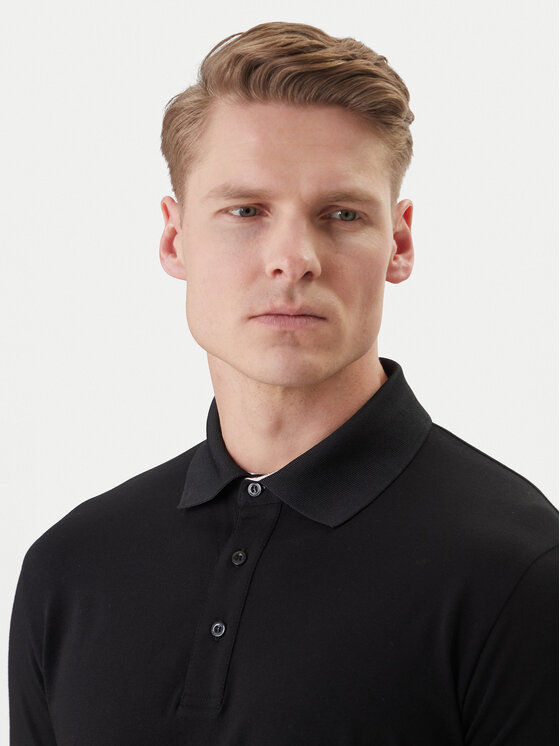 KARL LAGERFELD KARL LAGERFELD Tricou polo 745020 562221 Negru Regular Fit