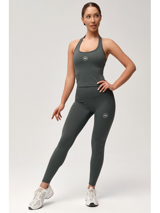 ROUGH RADICAL ROUGH RADICAL Koszulka techniczna ZOYA Zielony ciemny Slim Fit