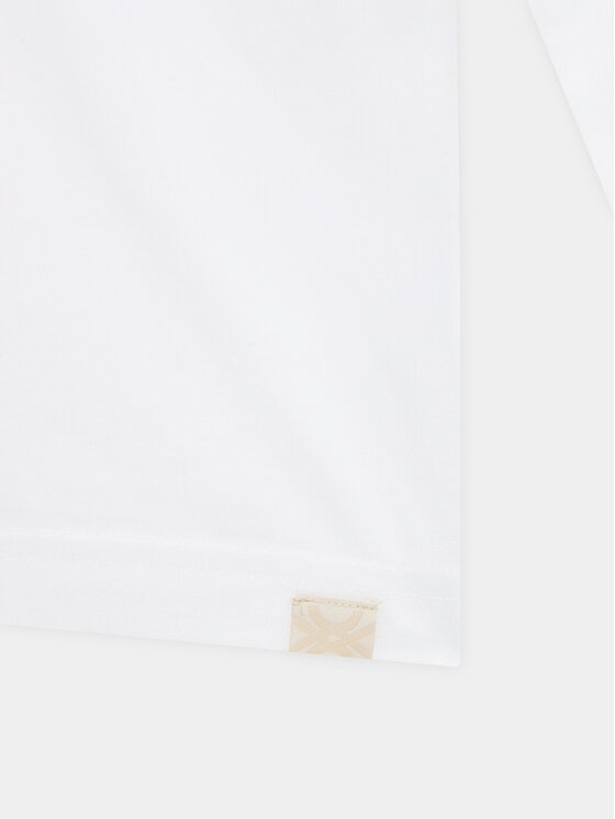 United Colors Of Benetton United Colors Of Benetton Bluză 3I1XC10DB Alb Regular Fit