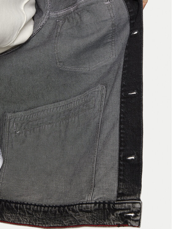 Tommy Jeans Tommy Jeans Džinsinė striukė Isaac DM0DM19362 Pilka Regular Fit