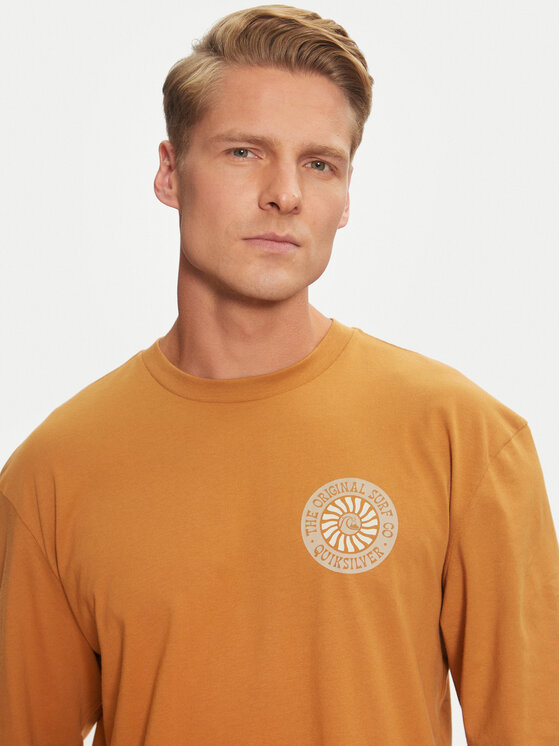 Quiksilver Quiksilver Majica z dolgimi rokavi Bloom Cycle EQYZT07707 Rjava Regular Fit