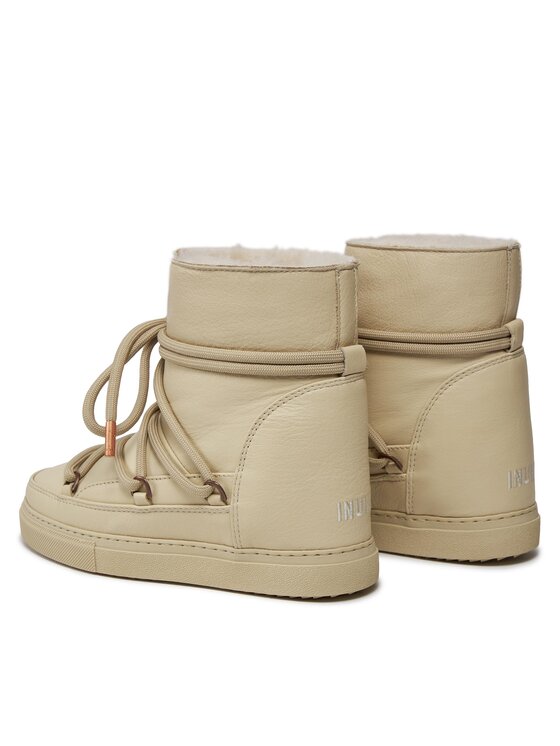 Inuikii Inuikii Μπότες Χιονιού Full Leather 75203-087 Μπεζ