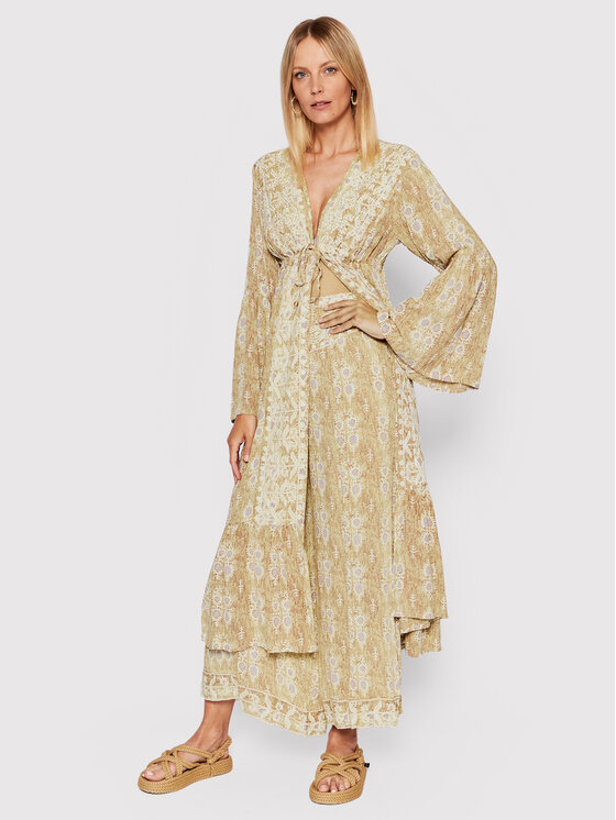 Pantaloni di tessuto GF.CAMELIANA Beige Loose Fit