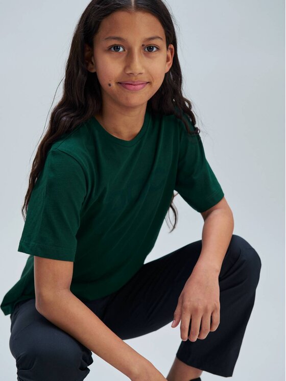 POC POC T-Shirt POC Tee Jr Zielony Regular Fit